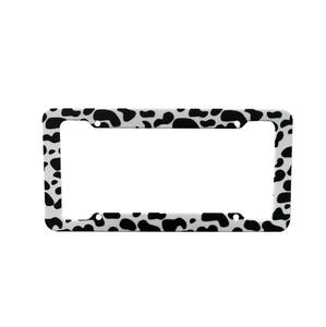 Soporte para matrícula de coche, borde en blanco personalizado, cubierta cromada para motocicleta, marco de matrícula de metal personalizado - Product Image 6