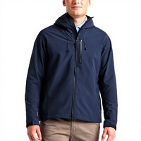 Nouvelle arrivée automne, veste bomber décontractée en tricot à capuche, fermeture éclair, coupe-vent, protection solaire, matière nylon/cachemire pour homme