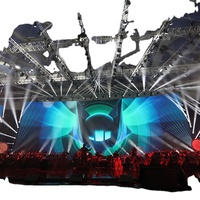 Écran d'affichage à LED de fond de scène de concert intérieur/extérieur P5 pour la publicité de soirée et l'utilisation des médias