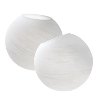 Abat-jour rond en verre givré minimaliste créatif, motif nuage, design à ouverture unique, couvercle de suspension pour éclairage domestique