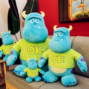 Al por mayor: Peluche de monstruo azul peludo, muñeco <span class=keywords><strong>Sullivan</strong></span>, almohada grande y adorable para comercio exterior, juguete para puestos callejeros, llavero intercambiable - Product Image 2