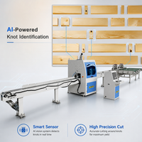 BUNCHING Scie à bois entièrement automatique Optimisation CNC Scie à coupe transversale avec scanner de défauts pour ligne de fa