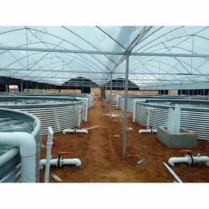 Lvju Aquaculture Tilapia Fish Farming Pond Hdpe Or Pvc Canvas Tank