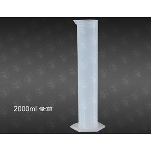 <b>Plastic</b> Graduated Cylinder 2000ml PP Material Laboratory Use - Product Image 1