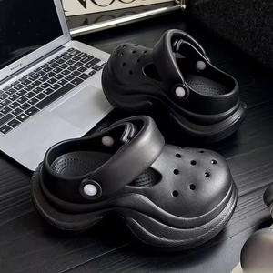 Sandales à plateforme chunky pour <span class=keywords><strong>femme</strong></span> Sabots EVA respirants Soutien de la voûte plantaire pour femmes Sandales à <span class=keywords><strong>talon</strong></span> 6cm pour la marche d'été pour femmes - Product Image 3