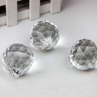 Pendentif lumineux en cristal K9 à facettes, accessoire d'éclairage pour lustre, décoration de maison, mariage et fête