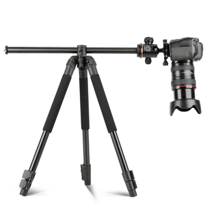 Trépied central transversal Qzsd Q308h 63,3 pouces avec sac <span class=keywords><strong>pour</strong></span> prise de vue panoramique <span class=keywords><strong>pour</strong></span> appareil <span class=keywords><strong>photo</strong></span> reflex numérique et caméscope - Product Image 1