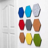 Tissu insonorisant hexagonal imprimé en 3D, technique de tissage, pour décoration murale KTV, cinéma, décoration intérieure, matériau popeline – Approvisionnement direct usine