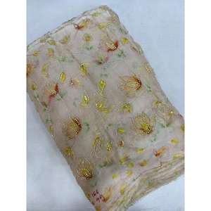 Tela de seda estampada de lujo para vestidos de fiesta y atuendos festivos, material suave, fluido y de alta calidad. - Product Image 1