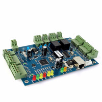 Ücretsiz Yazılımlı 4 Kapılı TCP/IP Erişim Kontrol Paneli, Akıllı Kart Giriş Sistemi için Wiegand RFID Kontrol Kartı