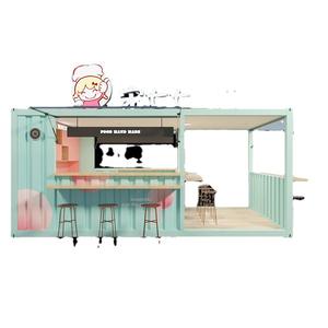 Fully Equipped Stainless Steel Mobile <b>Food</b> Truck Trailer with Snack <b>Food</b> & Ice Cream Station BBQ Grill Pizza & Hot <b>Dog</b> <b>Stand</b> - Product Image 2