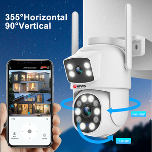 2K 4MP Wifi Hệ thống <span class=keywords><strong>camera</strong></span> ống kính kép 10ch NVR hai cách âm thanh IP66 không thấm nước hình người phát hiện CCTV Mạng an ninh máy ảnh - Product Image 4