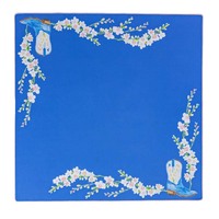 Tapis de jeu de mahjong américain antidérapant en caoutchouc, motif fleurs de cerisier, 31,5 pouces, pour table de mahjong américaine, style bottes de cowboy western