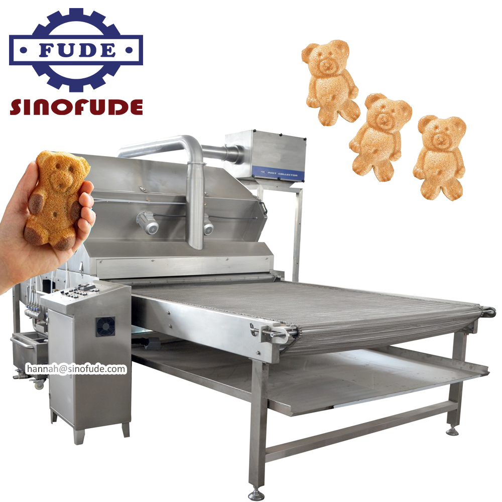 Автоматическая машина для производства печенья с электрической духовкой