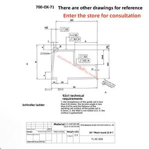 Rieles Guía para Elevadores Compatibles con Otis, <span class=keywords><strong>Kone</strong></span>, <span class=keywords><strong>Hyundai</strong></span> y Pasarelas de Escaleras Mecánicas Jiangnan Jiajie, Rieles Guía TL-XC, Descuento por Volumen - Product Image 4