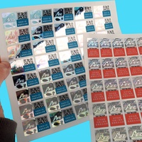 Certificat de publicité personnalisé avec Code QR, autocollants de sécurité en vinyle Anti-faux hologramme, impression personnalisée, pour paquets