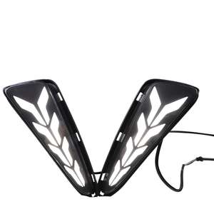 Bande lumineuse décorative pour phares <span class=keywords><strong>Toyota</strong></span> <span class=keywords><strong>C</strong></span>-<span class=keywords><strong>HR</strong></span> CHR IZOA 2017-2018, état neuf, avec lumière jaune et bleue - Product Image 2