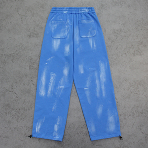 Pantalons de survêtement vintage droits mi-lourds personnalisés pour hommes, délavés au <span class=keywords><strong>soleil</strong></span>, streetwear en coton, pantalons surdimensionnés, haute qualité, vente en gros - Product Image 2