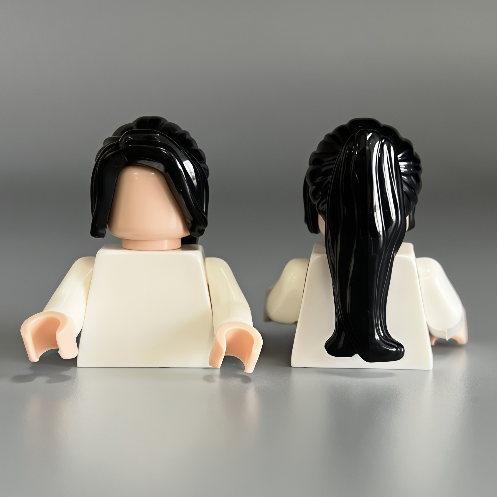 88426-high ponytail long hair-black