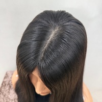 Prix de gros Perruque juive Sheitel 5x5 en cheveux humains vierges européens avec dessus en soie, effet cuir chevelu naturel, pour femmes souffrant de perte de cheveux
