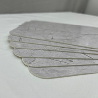 Plaque murale en PVC souple brillant 3 mm, moderne, imperméable, ignifuge, effet marbre, pour cuisine, appartement, hôtel, villa