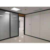 Modern Chinese Design Style High Quality Glass Wall Folding Screen Room Divider Direct Factory Price for Living Room