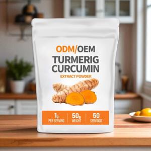 Personalizzare integratori a base di erbe curcuma curcumina Nattokinase bromelina curcumina 95% estratto in polvere - Product Image 1