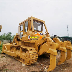 Bulldozer sur chenilles Caterpillar D7G d'occasion du Japon avec ripper et treuil, modèle 2016, moteur 250 kW, capacité de nivellement de 4 m, en vente en ligne - Product Image 4