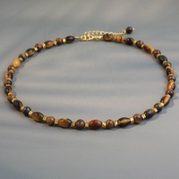 Collier en acier inoxydable véritable plaqué or Maillard fait à la main perlé Atural collier d'ambre naturel de la Baltique pour les femmes fête