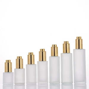 Flaconi in Vetro Vuoti Rotondi da 10ml, 20ml, 50ml con Tappo Contagocce a Pompa <span class=keywords><strong>per</strong></span> Contenitori di Lozioni, Oli e Cosmetici - Product Image 4
