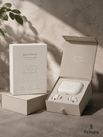 Boîtes en papier pour l'emballage d'écouteurs, fabricant de boîtes rigides de qualité supérieure, commande en gros, emballage de luxe de haute qualité