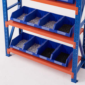 סיטונאי פלדה כבד אחסון מדפי מתכת מתכווננת מדפי מתכת מתכווננת עבור מוסך ו מחסן מיכלי - Product Image 2
