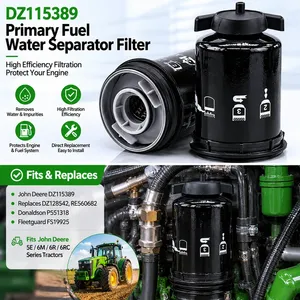Filtre séparateur eau-carburant DZ115389 remplace DZ128542 RE560682 P551318 FS19925 pour tracteurs John Deere 5E 6M 6R 6RC et moissonneuses-batteuses S7 - Product Image 3
