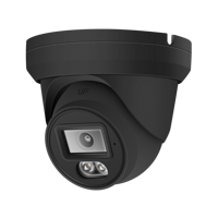 Cámara IP PoE DNAA de 6MP con Detección de Líneas Cruzadas, Doble Luz, Mini Torreta, Micrófono, Lente Fija de 2.8mm, Detección Humana, Alto Rendimiento
