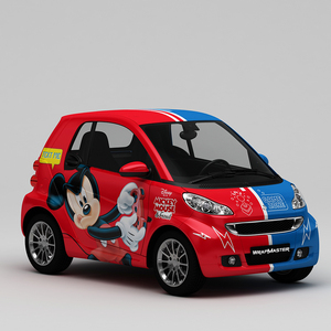 WRAPMASTER Vinilos Personalizados para Automóviles de 5*65 pies, Vinilo Decorativo para Automóviles con Diseño Personalizado de Autobús Infantil, Película Colorida para Envolver Vehículos - Product Image 2