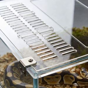 Panel Acrílico Resistente a Impactos con Orificios de Ventilación, Panel Robusto para Terrario, Caja de Cría para Serpientes y Reptiles - Product Image 2