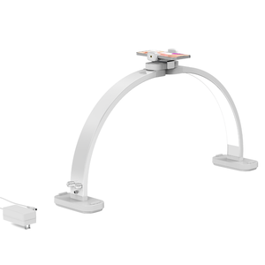 Lampada ad Arco a LED a Mezzaluna a Forma di U con Modalità Colore e Luminosità Regolabili, con Clip per Telefono, per Salone, Manicure, Tatuaggi - Product Image 5