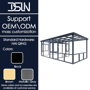 Phòng tắm nắng hiện đại, lắp đặt dễ dàng, có thể tùy chỉnh, kính cường lực, chống cháy, cách nhiệt, gần gũi với thiên nhiên, giá trị tuyệt vời, sử dụng quanh năm - Product Image 2