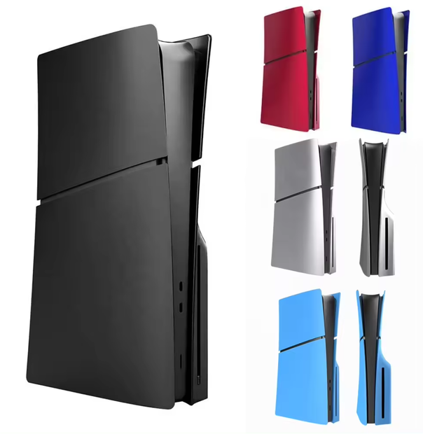 5 Colors for PS5 Slim Faceplate ABS Hard Plastic Replacement Skin Case Shell Cover Slim for PS5 Console Accessories