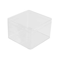 Boîte à gâteau en acrylique pour dessert, mousse, fruits, tiramisu, biscuits, emballage en plastique transparent, vente en gros