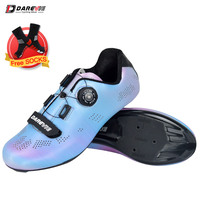Chaussures de vélo réfléchissantes Darevie pour hommes, baskets de cyclisme en plein air, chaussures de vélo de route