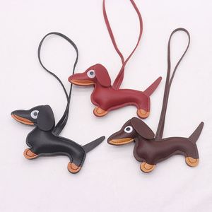 Factory Wholesale Leather Cute Pet Dog Keychain Leather <b>Bag</b> Pendant to Women and Girl <b>Gift</b> - Product Image 6