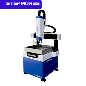 Stepmores מיני מתכת <span class=keywords><strong>cnc</strong></span> נתב 4040 6060 <span class=keywords><strong>cnc</strong></span> כרסום מכונות חריטה עבור לוחות נחושת אלומיניום עץ - Product Image 5