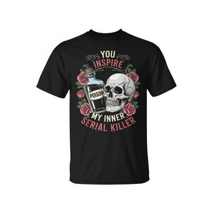 Tu inspires mon tueur en série intérieur - T-shirt de la saison effrayante pour Halloween - Product Image 2