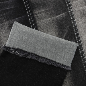 Cotton Polyester Spandex Căng Denim Jean Vải Bán Buôn Nhà Máy Trực Tiếp Màu Đen Dệt Làm Việc Quần Áo Denim <span class=keywords><strong>Stretch</strong></span> <span class=keywords><strong>Twill</strong></span> - Product Image 3