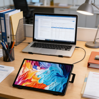 Écran portable ultra-fin de 18,5 pouces, HDR 178 °   Écran large, compatible Type-C et HDMI pour le bureau et les voyages
