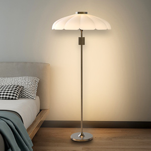 Hiện Đại Tối Giản Đương Đại E26 Cơ Sở Đèn Sàn Cánh Hoa <span class=keywords><strong>Acrylic</strong></span> Bóng Râm Thay Đổi Độ Sáng Ánh Sáng Trắng Ấm Áp Cho Văn Phòng Phòng Ngủ Phòng Khách - Product Image 2