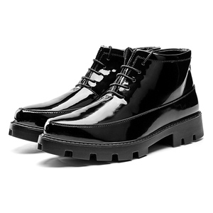 Bottines Montantes à Lacets pour Homme, <span class=keywords><strong>Semelle</strong></span> Épaisse et Plateforme, Taille 38-44 - Product Image 5