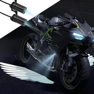 Ailes d'ange de projection pour moto en gros, accessoires de modification décoratifs pour moto, lumières LED en forme d'ailes d'ange pour moto - Product Image 3