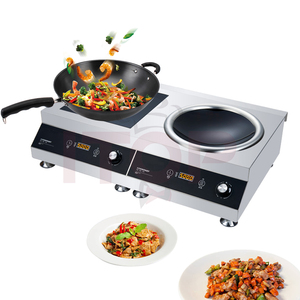 5000瓦红外炉灶双燃烧器电磁炉炉灶热板便携式双感应电炉 - Product Image 5
